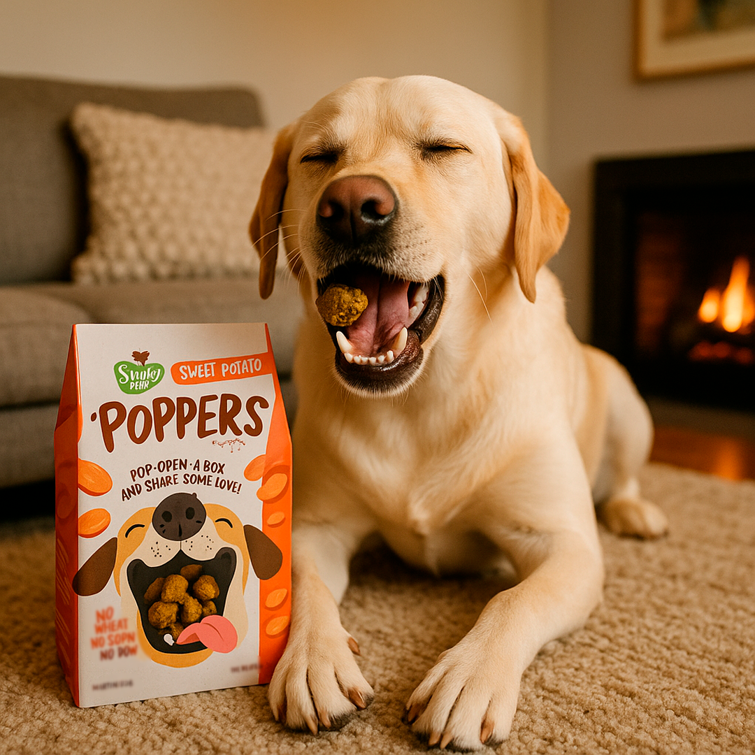 PawPoppers™ – Oven-Baked Dog Treats Made with Love