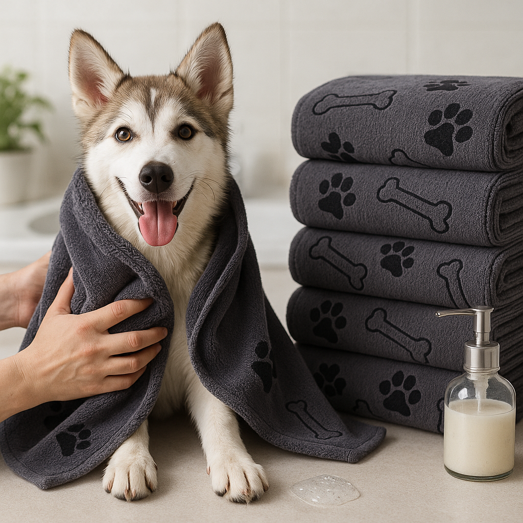 CloudPet™ CozyPaws Quick-Dry Towel – Snuggle. Dry. Repeat.