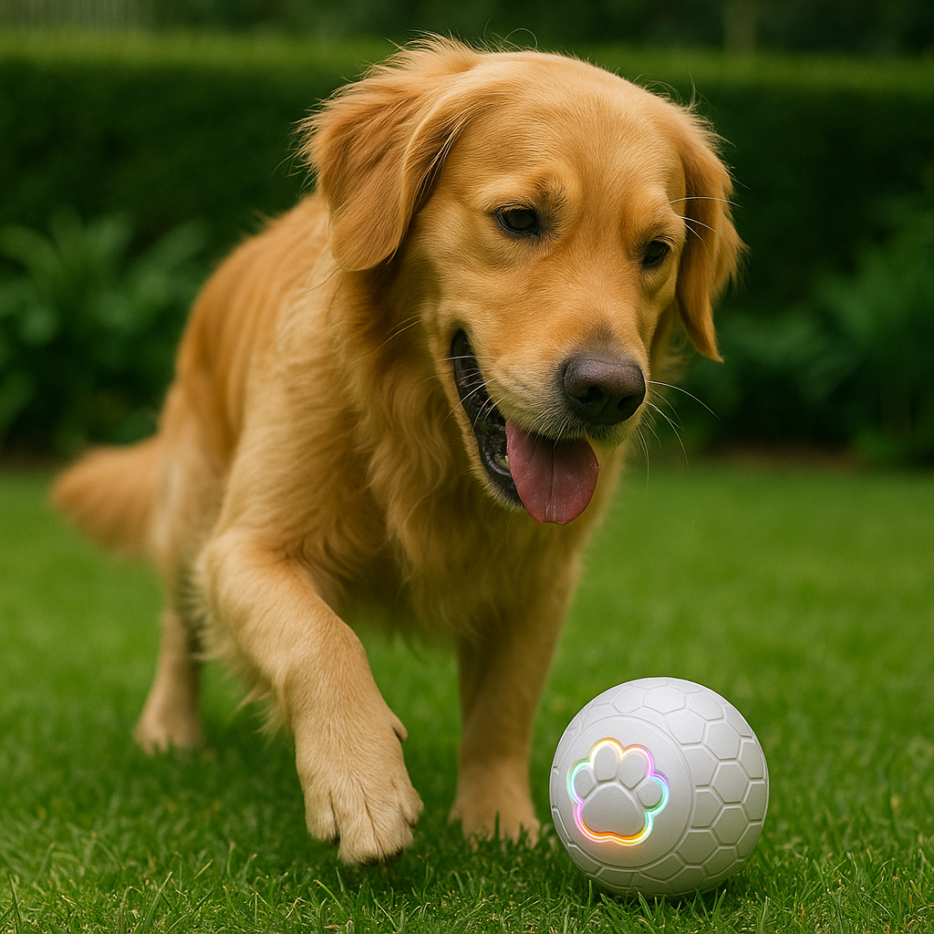 Interactive Self-Moving Toy for Dogs & Cats – Lights, Motion, Joy!