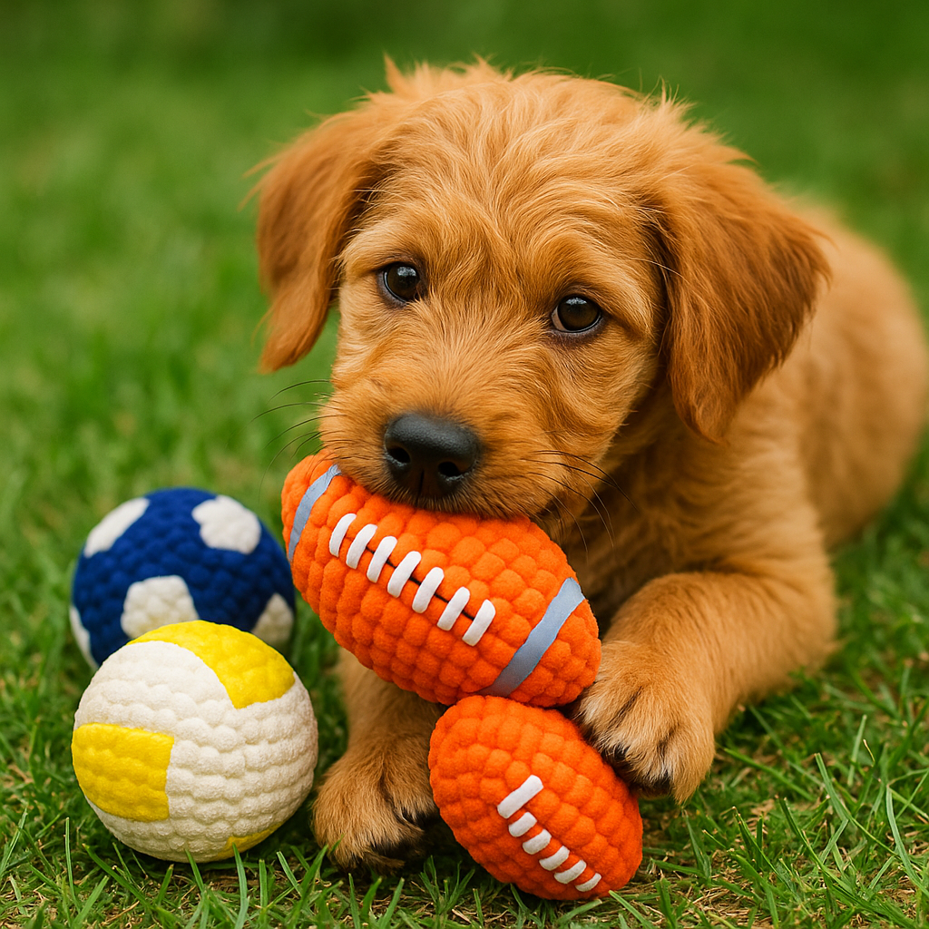 PlayPaws™ Sports Ball Set – Squeaky Fun for Active Dogs