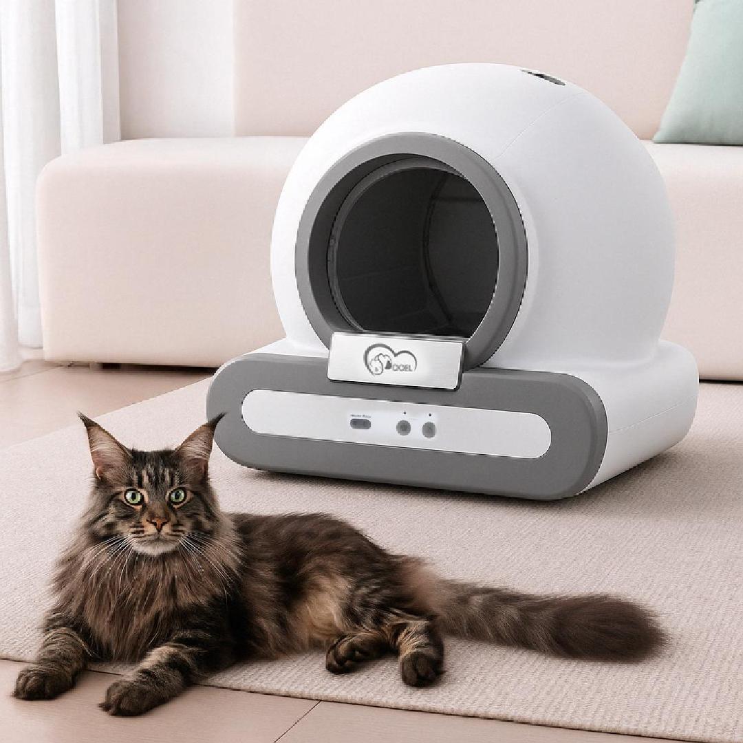 CloudPet™ Smart Litter Box – Self-Cleaning & App-Controlled